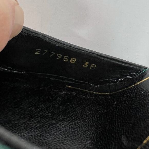 Gucci Blue-Green Python Platform Heels Size EU 38 - Picture 8 of 11